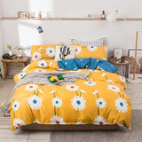Simple Duvet Cover Set Nordic Bedding Set Heart Plaid Quilt Cover Bed Sheet King Size Single Double Queen Bed Linens - Pgmdress