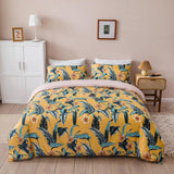 Simple Geometric Floral Duvet Cover Sets Bedding Set Single Double Queen Quilt Covers Nordic Bed Cover 150 No Bed Sheet
