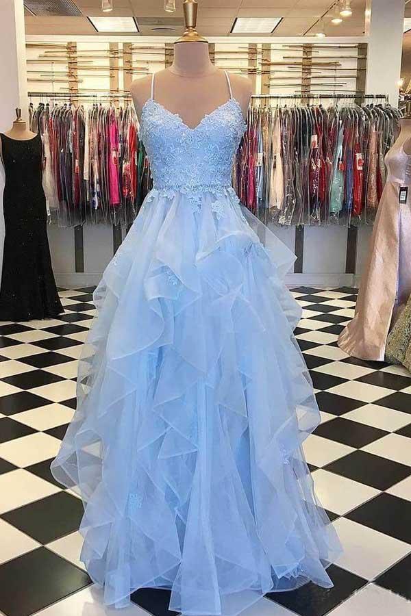blue dress for women casual Periwinkle Embroidered Tiered White Dress Petite | 45% Cotton medium Mid Waist Size:UK 7.5