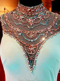 Sleeveless Chiffon BacklessLong Prom Dress Evening Dresses PG306 - Pgmdress