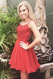 Sparkle Beading Blue Short Prom Dress Homecoming Dress PD315 - Pgmdress