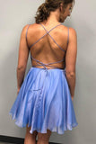 Sparkle Beading Blue Short Prom Dress Homecoming Dress PD315 - Pgmdress