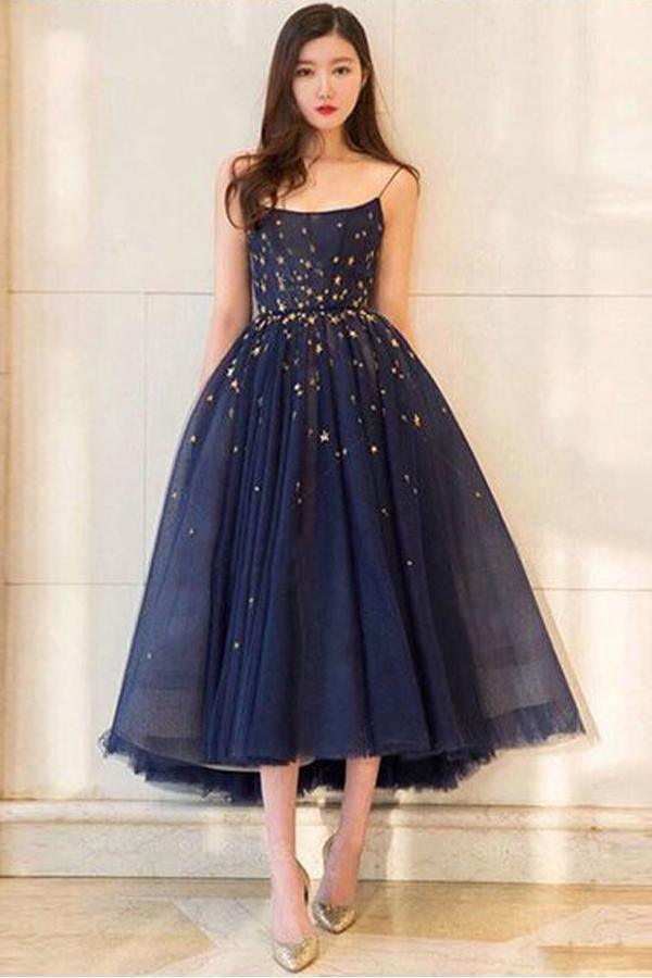 Sparkly Homecoming Dresses Stars A Line Short Prom Dress PD384 - Pgmdress