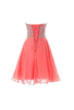 Sweetheart Beaded Prom Gown Short Homecoming Dress PG048 - Pgmdress