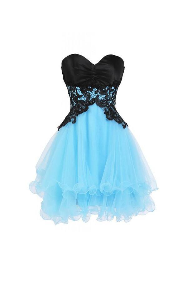 Sweetheart Bridesmaid Short Prom Homecoming Dresses PG047 - Pgmdress