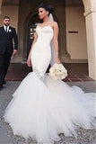 Sweetheart Neckline Memaid Wedding Dresses With Beading WD214 - Pgmdress