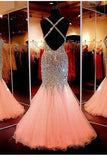 Sweetheart Neckline Mermaid Open Back Beading Prom Dress Evening Dresses PG301 - Pgmdress