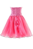 Sweetheart Organza Short Prom Dresses Homecoming Dresses PG063 - Pgmdress