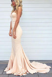 Sweetheart Sweep Train Pink Mermaid Prom Dress Evening Dress PG355 - Pgmdress