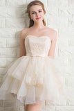 Sweetheart Tulle Lace Homecoming Dresses Short Prom Dresses PG173 - Pgmdress