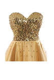 Sweetheart Tullle Sequins Homecoming Dress Short Prom Gown PG085 - Pgmdress