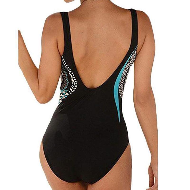 Swimwear Push Up Vintage Retro Bathing Suits Swimming Plus Size - Pgmdress