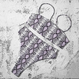 Sexy Bikinis Solid Push Up Bikini Hot Sale Padded Bra Straps Swimsuit - Pgmdress